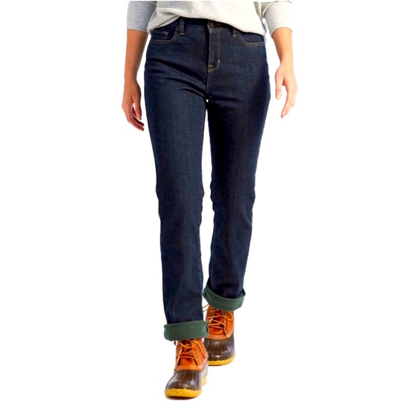 L.L. Bean High-Rise Classic Fit Straight Leg Women’s Jeans - Size: 2 Regular - Picture 9 of 17